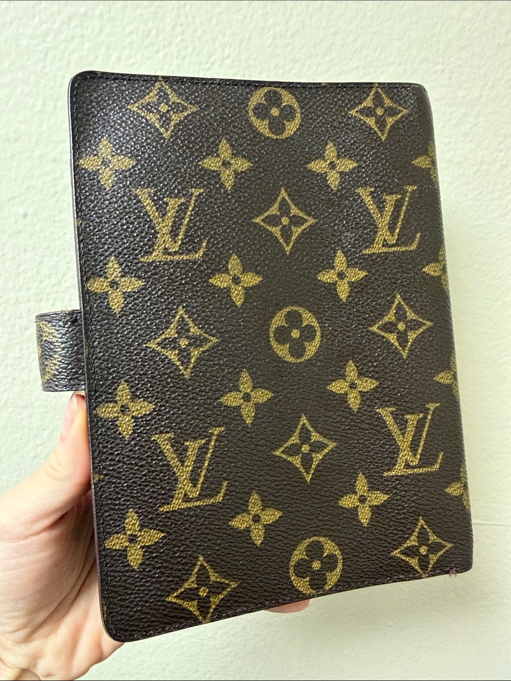 Louis Vuitton Monogram Canvas Agenda Cover in Brown and Gold - Picture 2 of 4